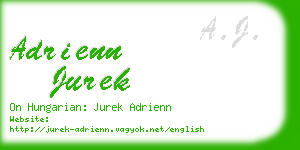 adrienn jurek business card